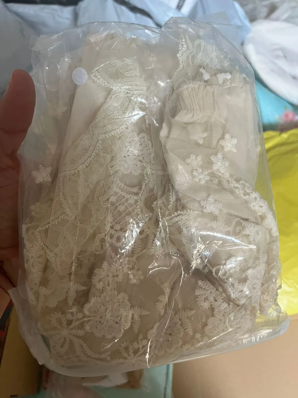 Lioraitiin Off Shoulder Lace Floral Bodysuit photo review