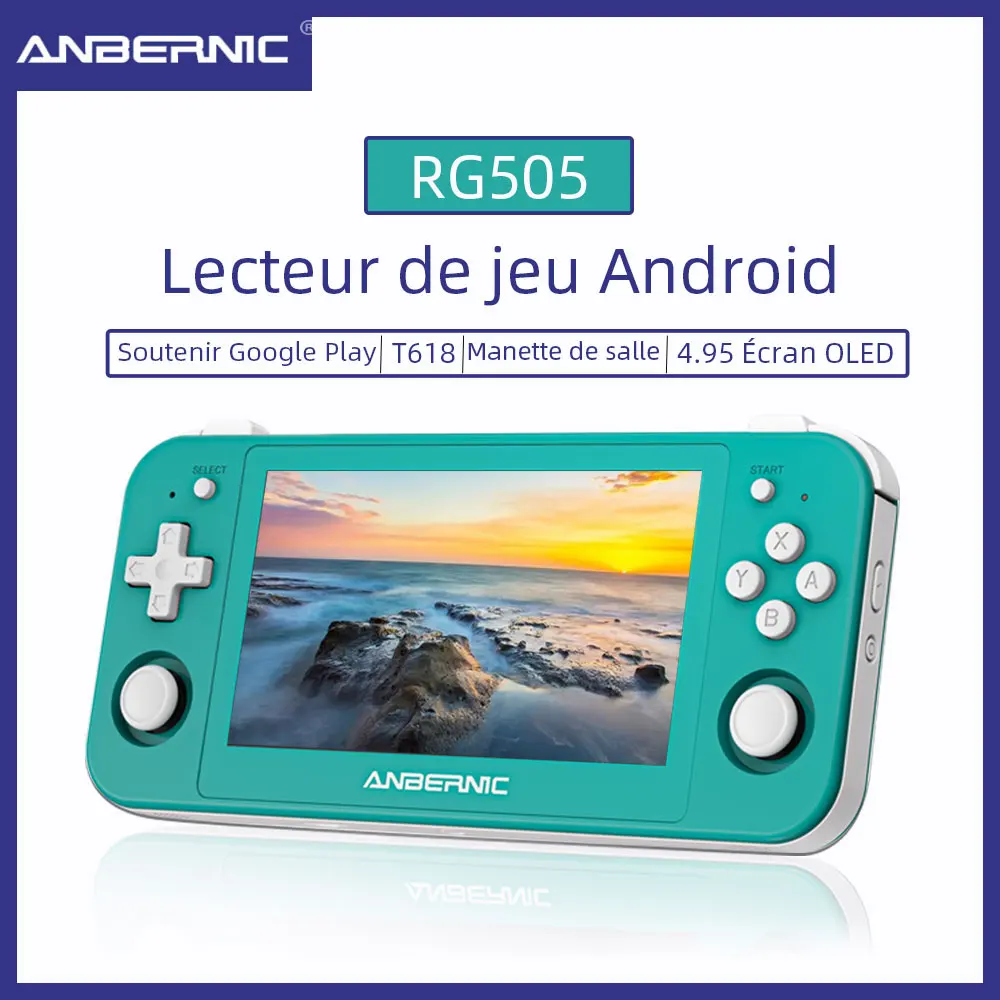 Anbernic Rg505 New Handheld Game Console Android 12 System Unisoc Tiger