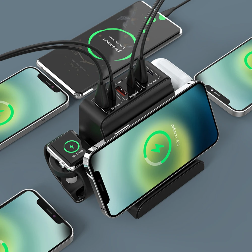 Apple iphone and watch charger all in one hotsell