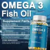 2147-412798.jpg Omega 3 Fish Oil - with DHA & EPA - Supports Brain, Nervous System, Cardiovascular, Skin Health, Antioxidant - 120 Capsules