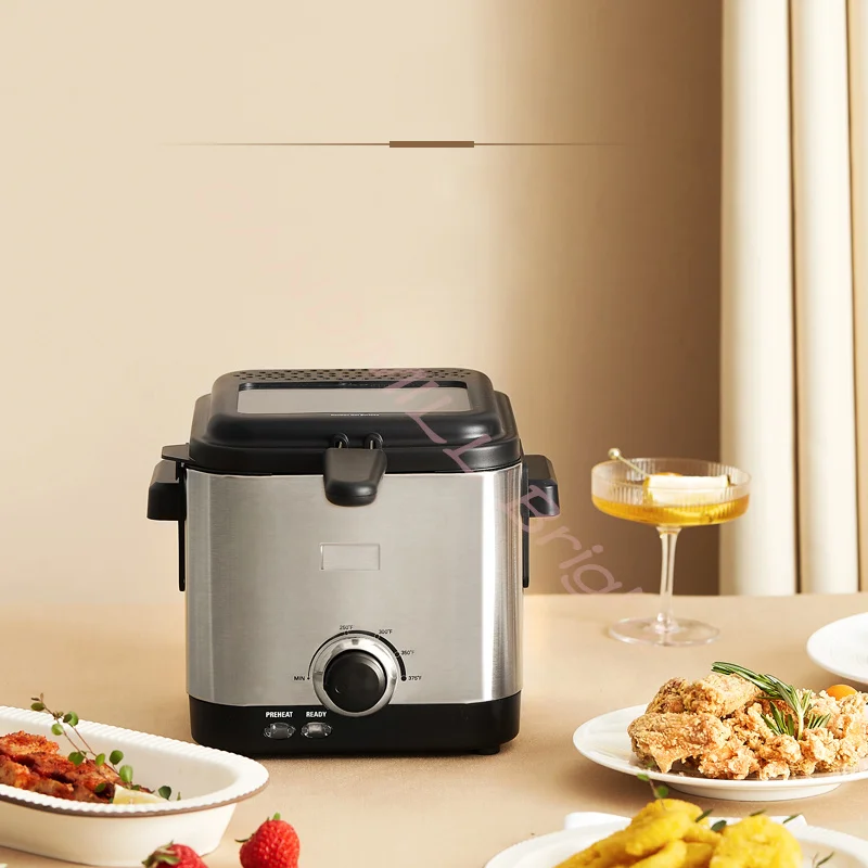 Tempura Deep Fryer Fried Chicken Legs French Fries Household Electric Deep Fryer Provincial Controlled Temperature Oven