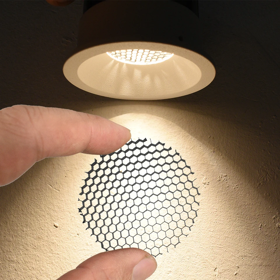 Soft Light Lamp Shade 3mm Honeycomb Anti-glare Plate Aluminum Mesh