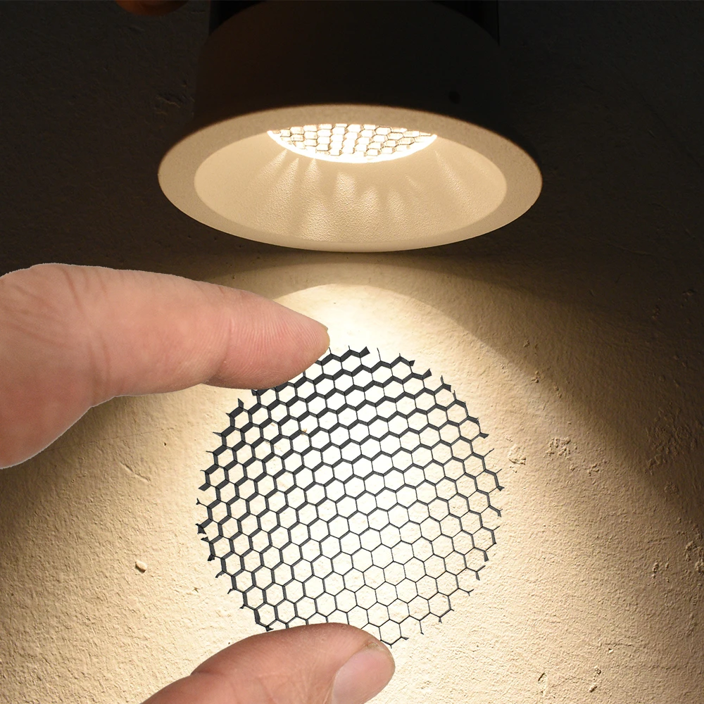 Soft Light Lamp Shade 3mm Antiglare Plate Aluminum Mesh