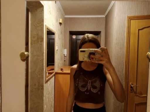 Vintage Brown Halter Camisole Crop Top photo review