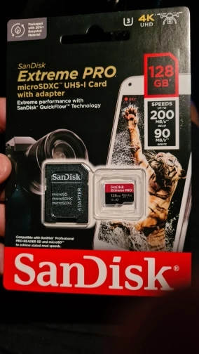 SanDisk Extreme Pro Micro SD Card photo review
