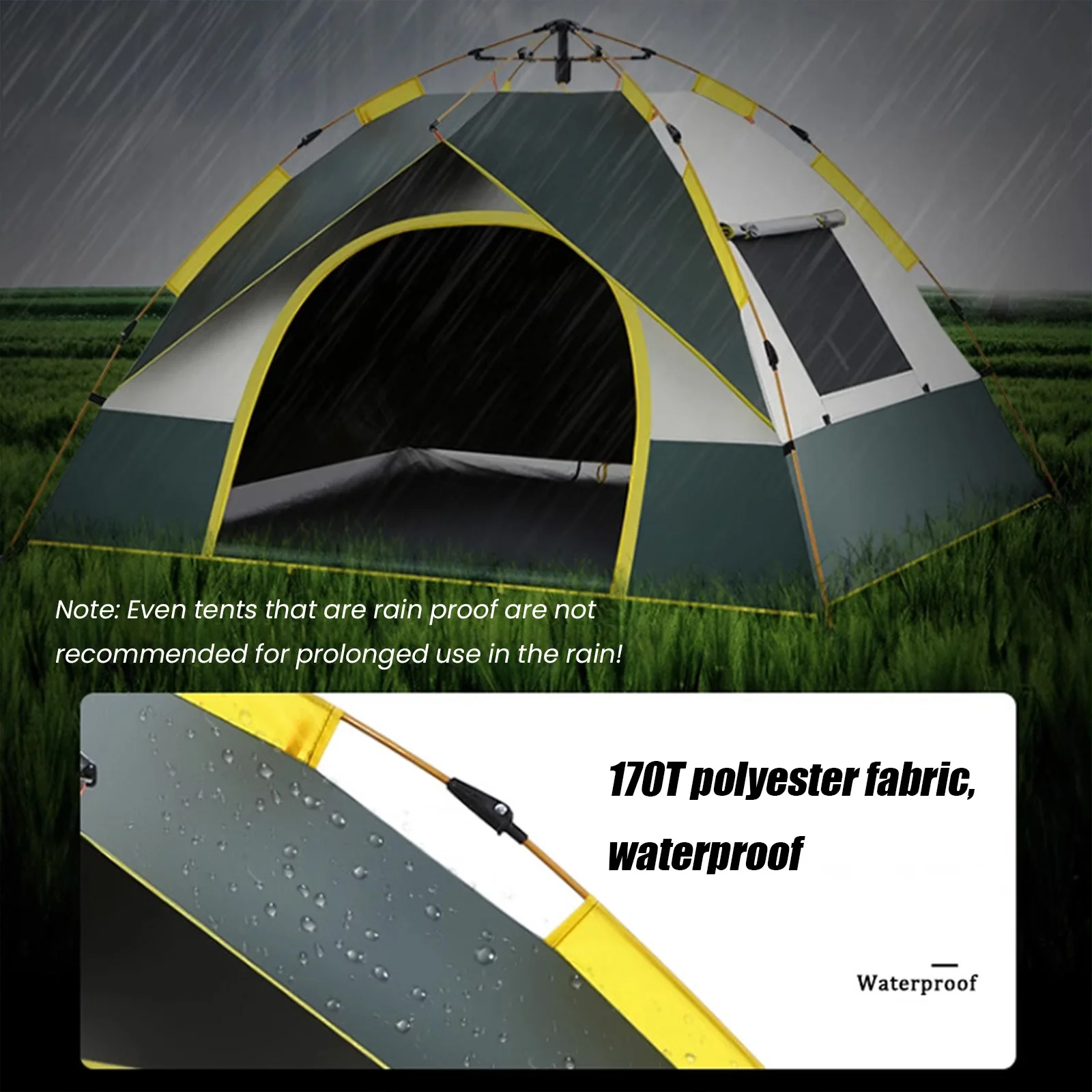 Waterproof Tent Folding Tent Amazon Pop-up Tent For 1-2 People