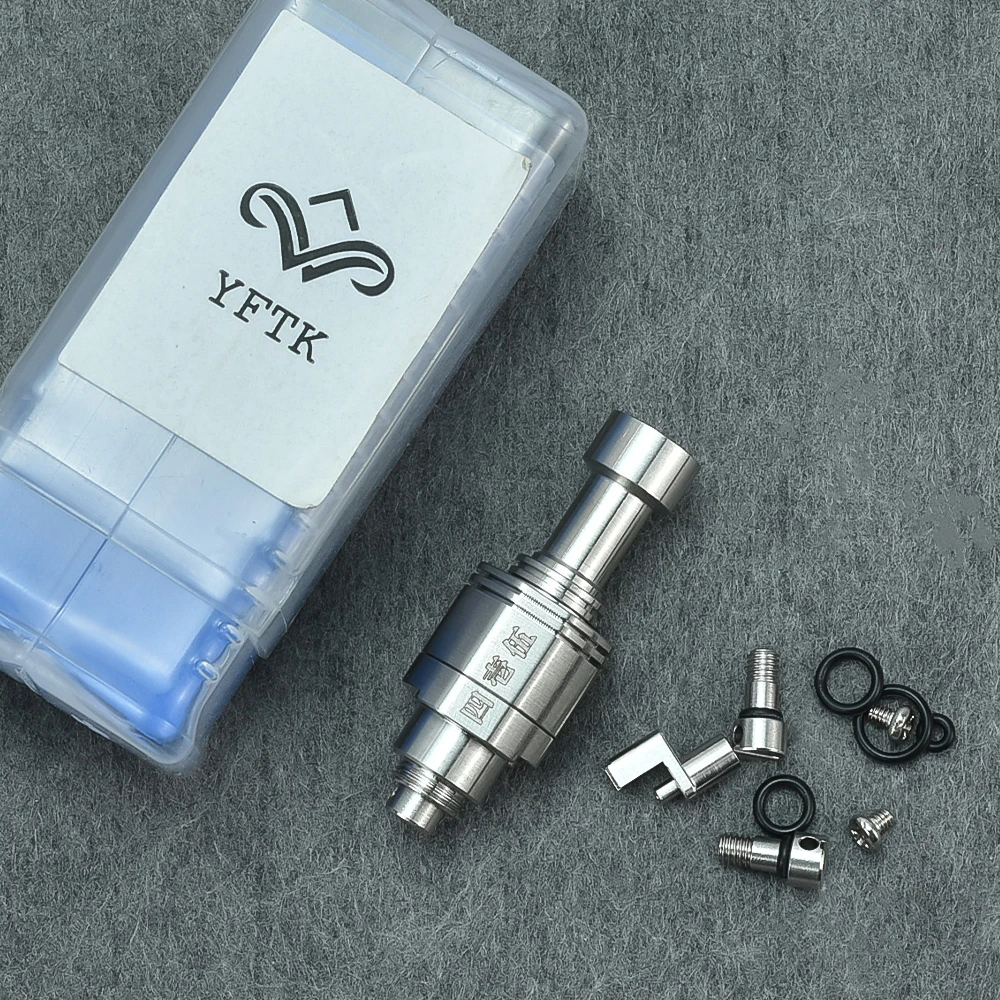 

YFTK PRC ProRo Style Boro Tank 415BB MTL Style RBA for Boro Tank for SXK BB / Billet AIO Box Mod VS SXK Wick'd Bridg'd V2 Style