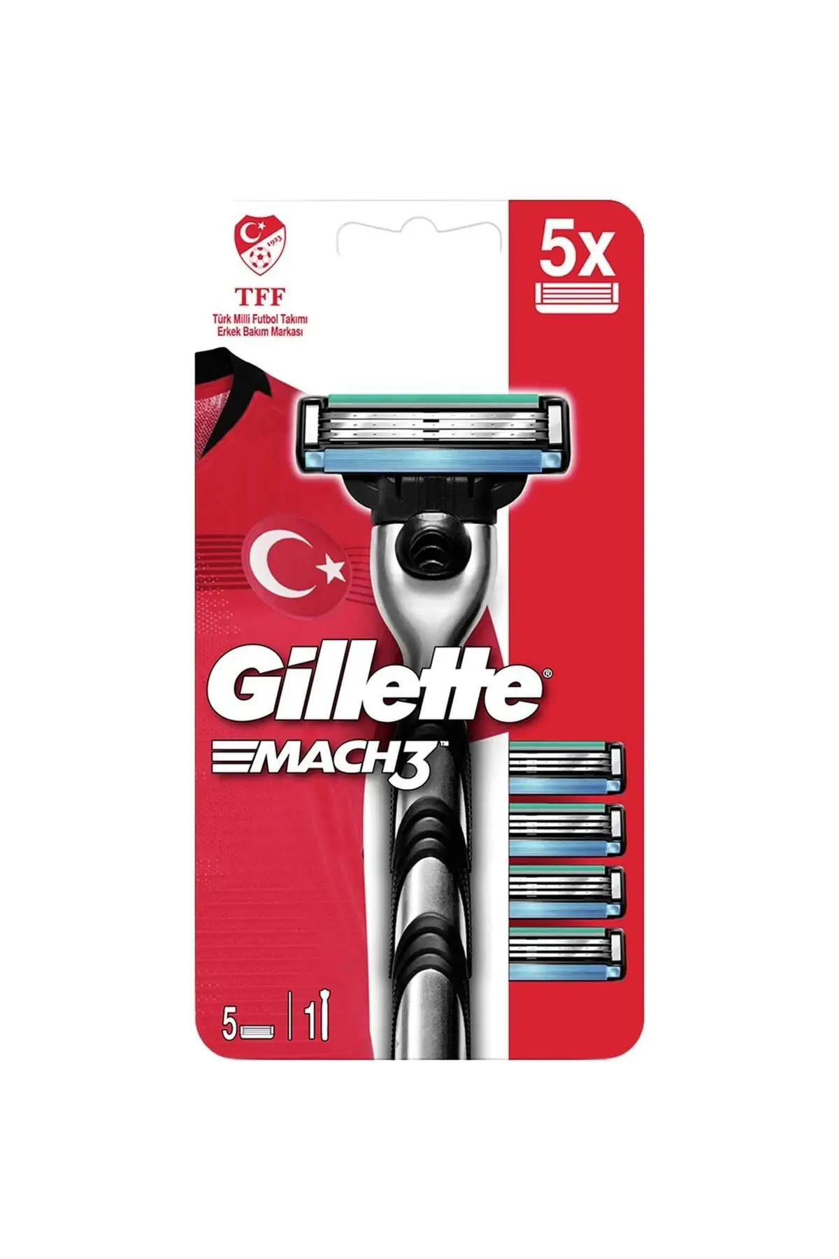 Бритва Gillette Mach3 5 сменных