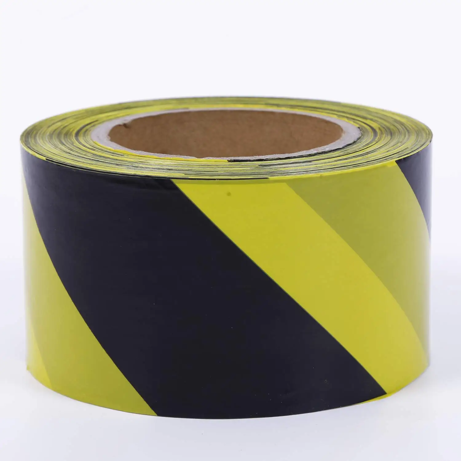 Anti slip floor tape self-adhesive warning tape yellow & black hazard safety striped barricade caution tape for floor factory stairs