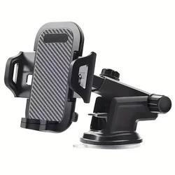 Universal Multifunctional Car Phone and GPS Mount for Dashboard, Windshield, and Air Vent (Sucker Type)
