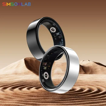 2025 New Smart Ring Sleep Blood Pressure Monitor Multiple Exercise Modes IP68 Waterproof Wirless Men Women Rings For Android iOS 1