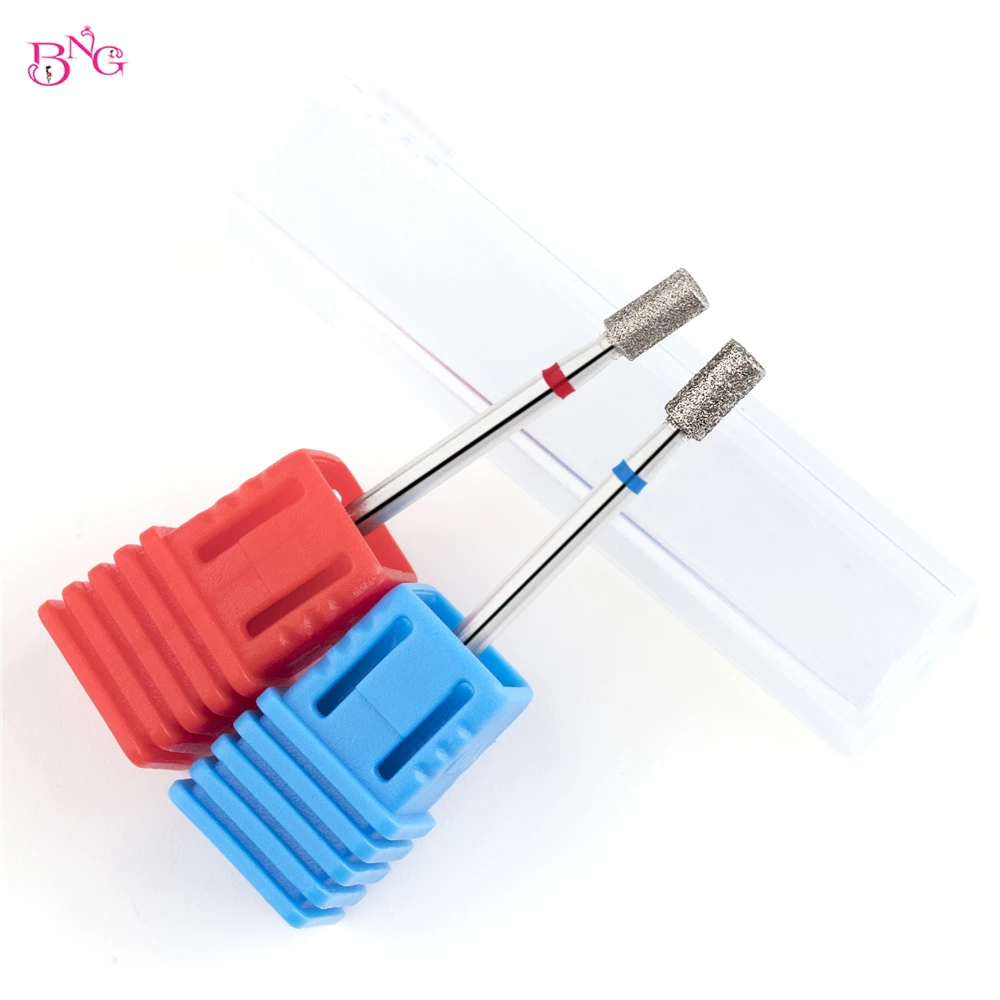 

BNG Fine Grit Russian Cuticle Bit Barrel Diamond Nail Drill Bits Electric Manicure Drill Rotary Burr Nails Accessories