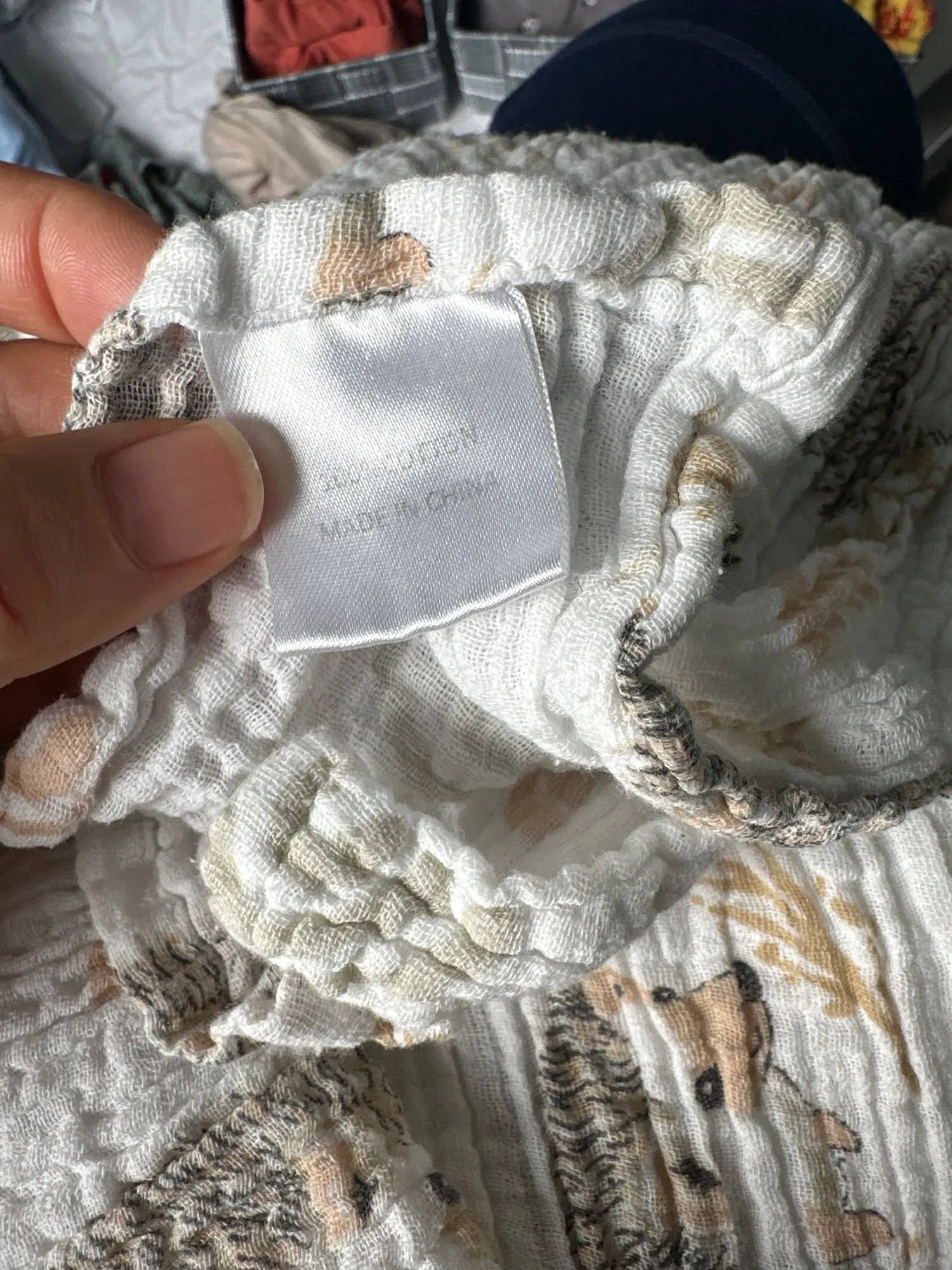 Elinfant 100% cotton 120*110cm 2 Layers Newborn Baby Bath Towel Wrap Muslin Swaddle Blankets Wholesale Dropshipping photo review