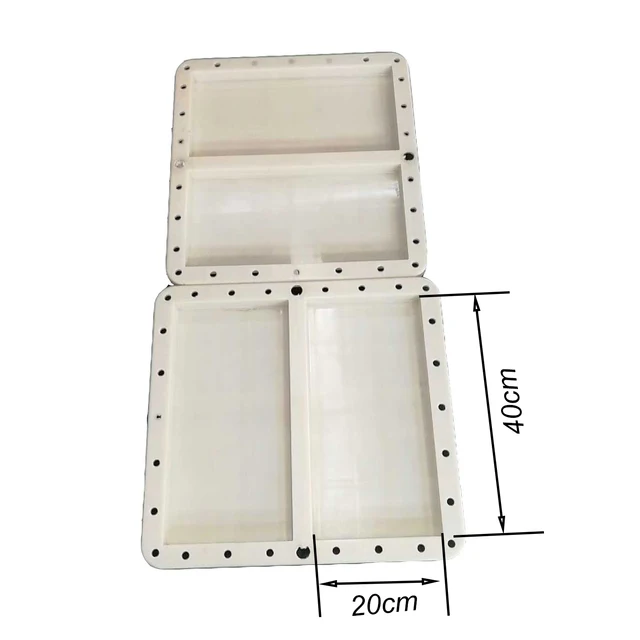 40 Cm (15,75 Hüvelykes) Pavemengt Penész Új Termék, Kiváló Minőségű Abs Burkoló Kő Cement Csempe Műanyag - Image 5