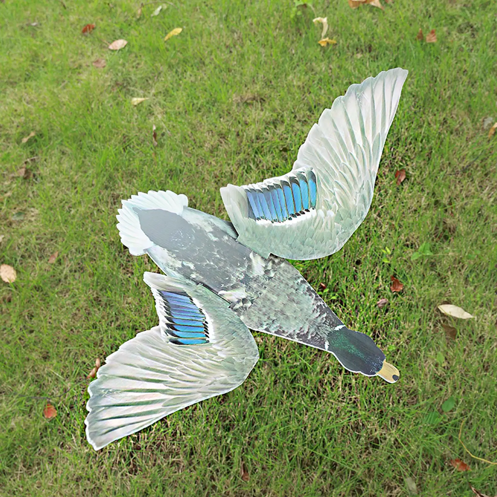 Leurre canard multifonction réaliste léger ailes déployées - Décoration jardin portable installation facile