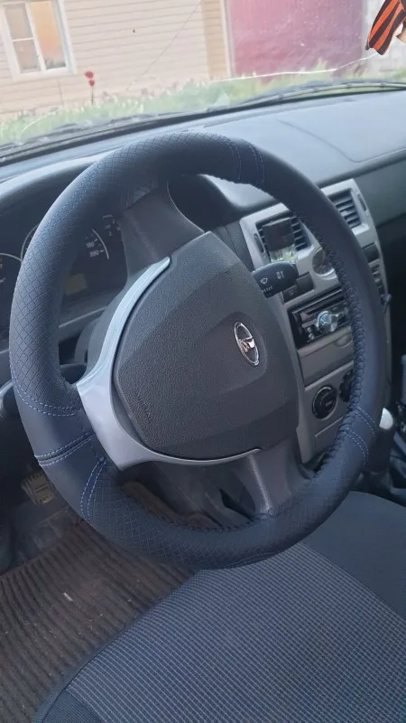 Genuine Leather Car Steering Wheel Cover photo review