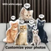 Personalized Photo DIY Pet Cushion Dog Cat Plush Toys Custom Washable Puppy Picture Pillow Memorial Stuffed Animal Birthday gift 1