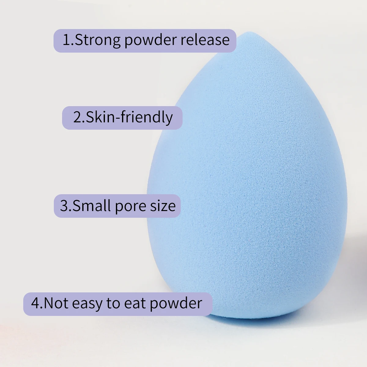 4pcs Makeup Sponge Powder Puff Beauty Cosmetic Ball Foundation Powder Puff Dry Wet Combined Water Droplets Make Up Tools 6
