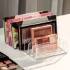 Makeup Acrylic Organizer Multi-cell Display Box Makeup Blush Cosmetics Shelf 7-compartment Plastic Eye Shadow Tray Storage Box 5