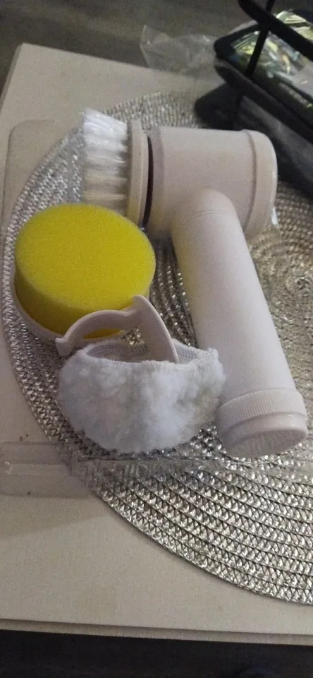 Multifunctional Electric Spin Scrubber With 3 Brush Heads photo review