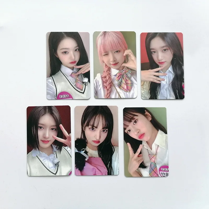 

6Pcs/Set KPOP Photocards IVE I'VE IVE Album 3.0 Postcards Liz Rei Yujin Cute Selfie Photo LOMO Card Fans Collectibles Gift