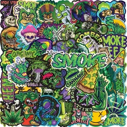 Vibrant Leaf-Themed Vinyl Waterproof Stickers (50-Pack) - 1600*900*700MM (MULTI)