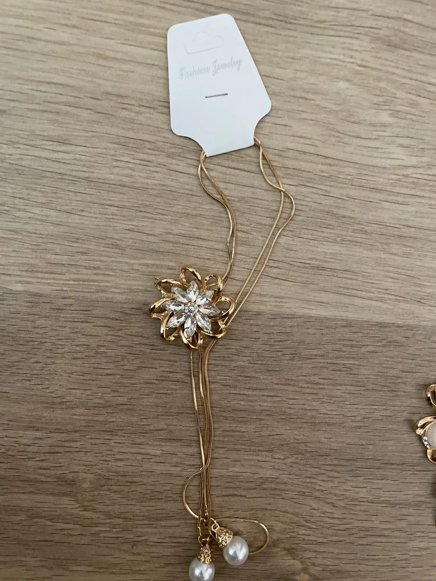 New Tassel Zircon Butterfly Sweater Chain Long Necklace photo review