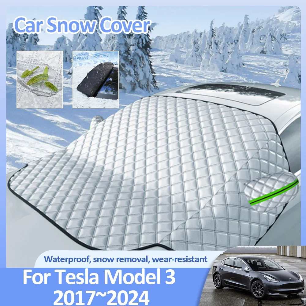 Windshield Snow Cover, Tesla Model 3 (2018-2023)