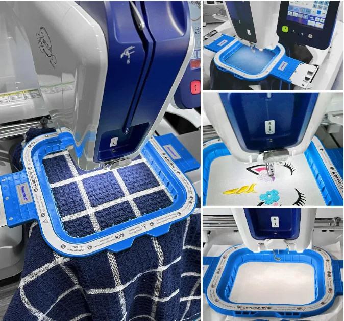 Description Picture 2 of itemSewtalent Magnetic Hoops for Brother PRS100 VR Embroidery Machine Mighty Hoop HoopMaster Magnet Frames