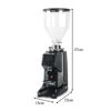 ITOP Coffee Grinder Touch Screen Timing 60mm Flat Burr Aluminum Alloy Housing Commercial Household Espresso Machine 110V/220V 5