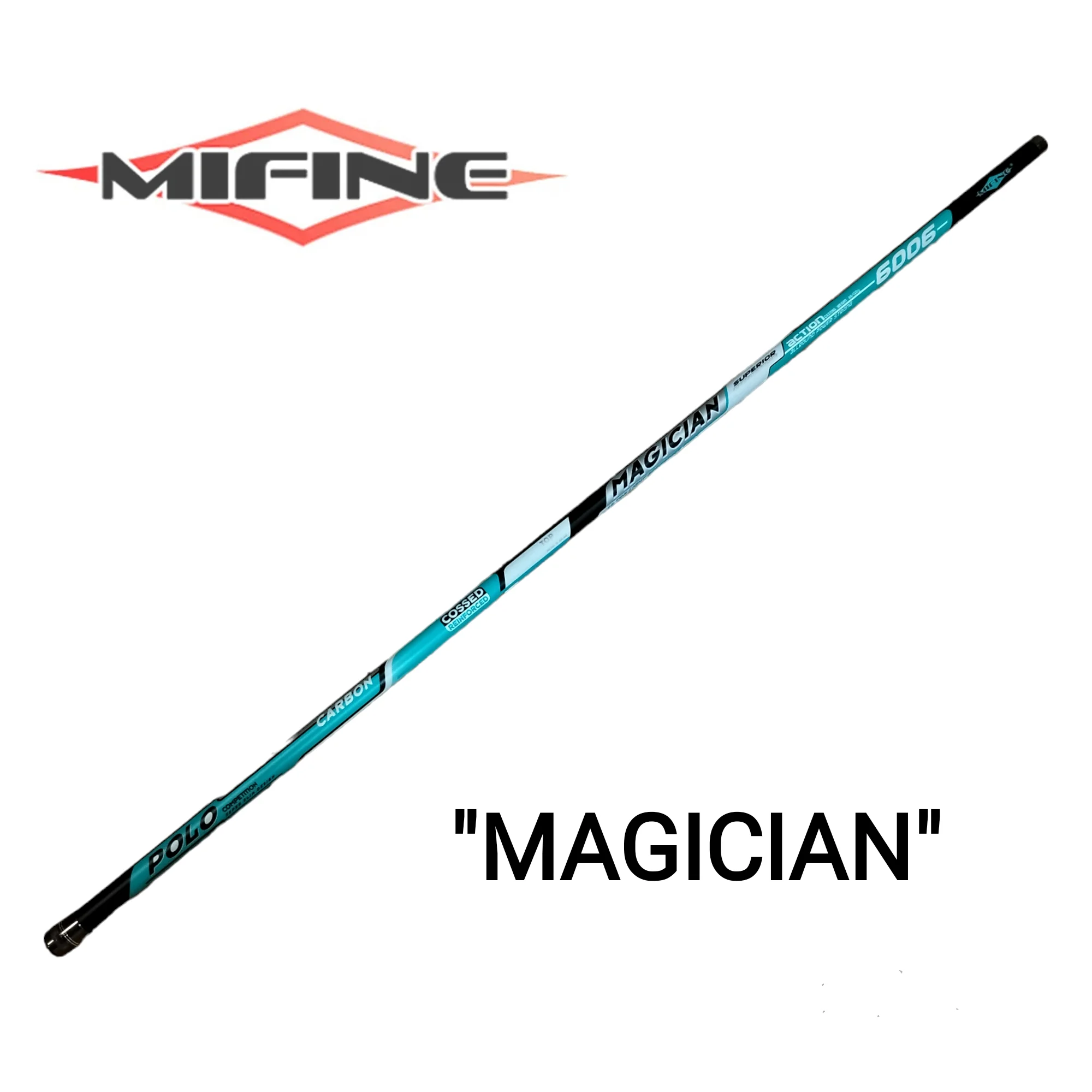 Удилище маховое (без колец) MIFINE MAGICIAN, тест 60-120гр, 5м, 6м, 7м ...