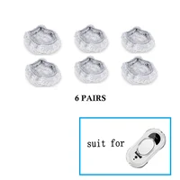 12 Pcs/6 Pairs Cleaning Cloth For CHOVERY Window Cleaner Robot 2