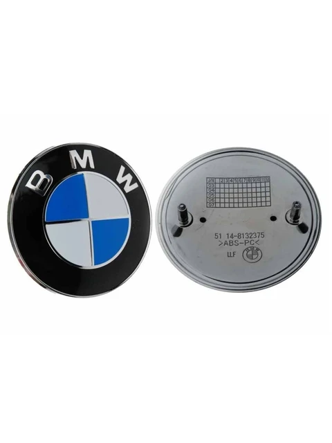 Emblema de 82 mm de capó para BMW E64, E38, E45, X1, X3, X5, X6, Z3, Z4,  pieza de equipo original de Alemania OEM BMW 51148132375 : : Coche  y moto