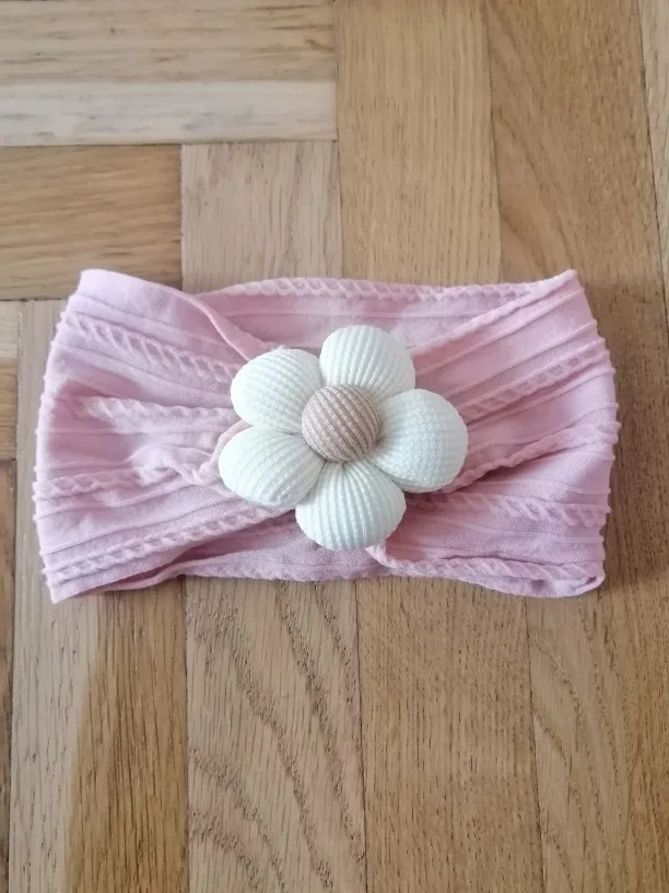 Cute Floral Nylon Baby Headband photo review