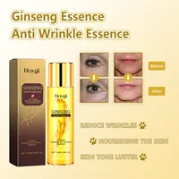 Hoygi 120ml Ginseng Anti Wrinkles Face Serum Fade Fine Lines Repair Face Dullness Hydration Brighten Moisturizing Facial Serum 2