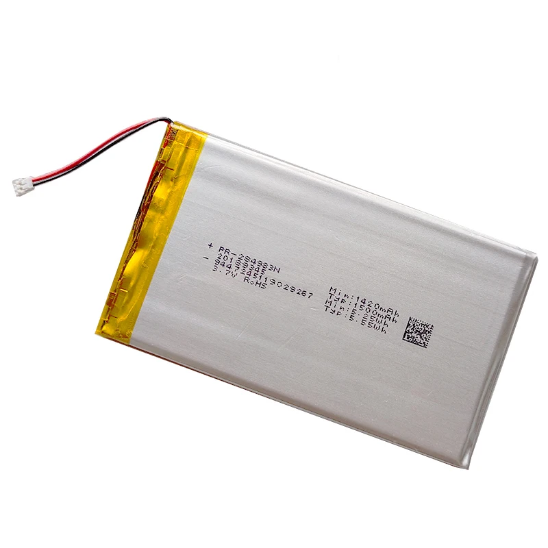 Nuova Batteria 3.7V 1500Mah Pr-285083 Pr-284983N Per Kobo Glo Hd Tolino , Kobo Clara Hd E-Book Accumulatore Spina A 2 Fili