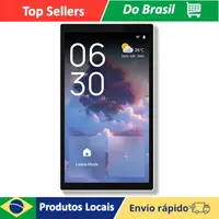 Painel Central Inteligente Wi-Fi e Hub Zigbee NovaDigital Tuya e Smart Life Comando Voz Compatível Alexa e Google Assistente