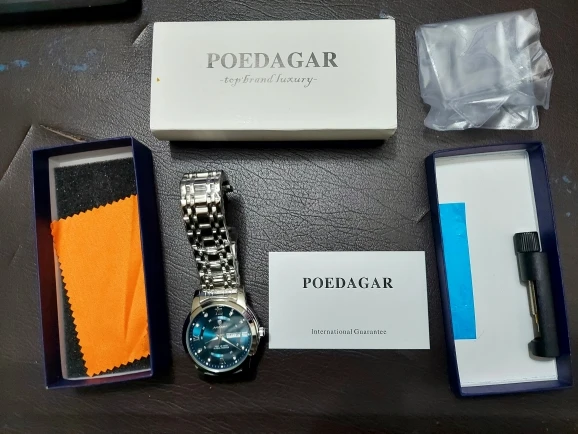 POEDAGAR Luxury Watch for Men photo review