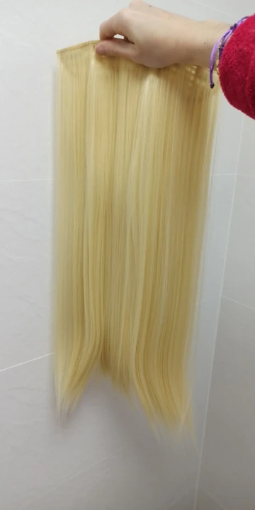 Lisix Synthetic Clip In Hair Extensions (5 Clips) photo review