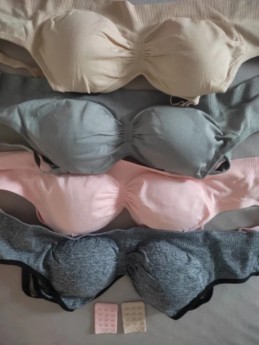 Hög kvalitet Plus Size Amnings-BH Andas Kvinnor Amning Underkläder Sömlös Gravid BH Push Up photo review