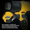 300W 540℃ Cordless Heat Gun with 5 Nozzle & LCD Digital Display Shrink Wrapping Hot Air Gun for Dewalt 20V Battery (No Battery) 6
