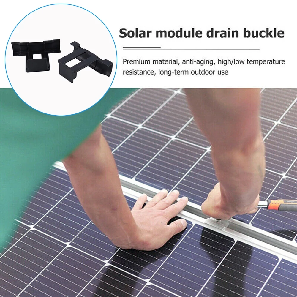 Solar Panel Water Drainage Diversion Clips 30mm/35mm/40mm