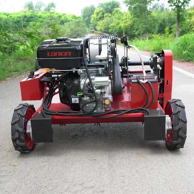 Agricultural special wheeled flail intelligent remote control zeroturn