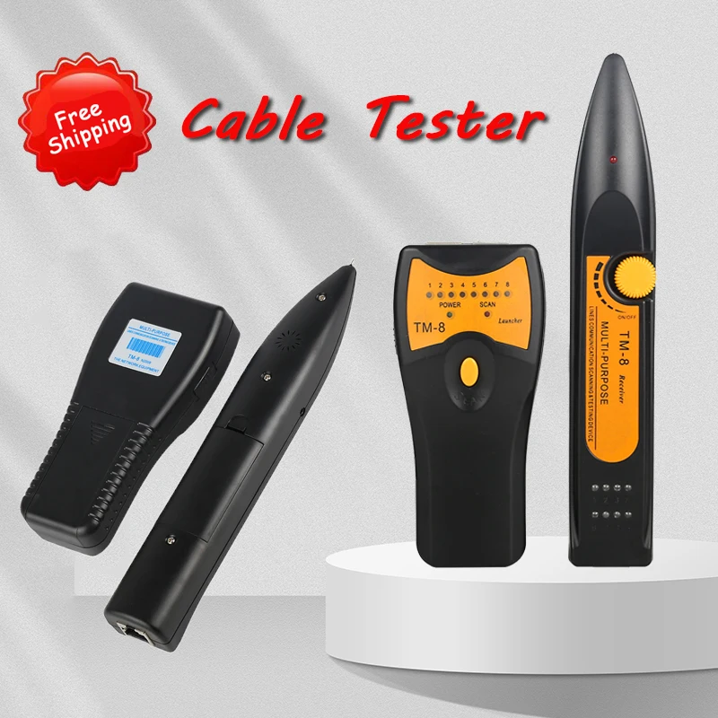 Rj11 Rj45 Cat5 Cat6 Telefono Lan Rete Cavo Tester Rilevatore Wire Tracker Tracer Toner Ethernet Line Finder