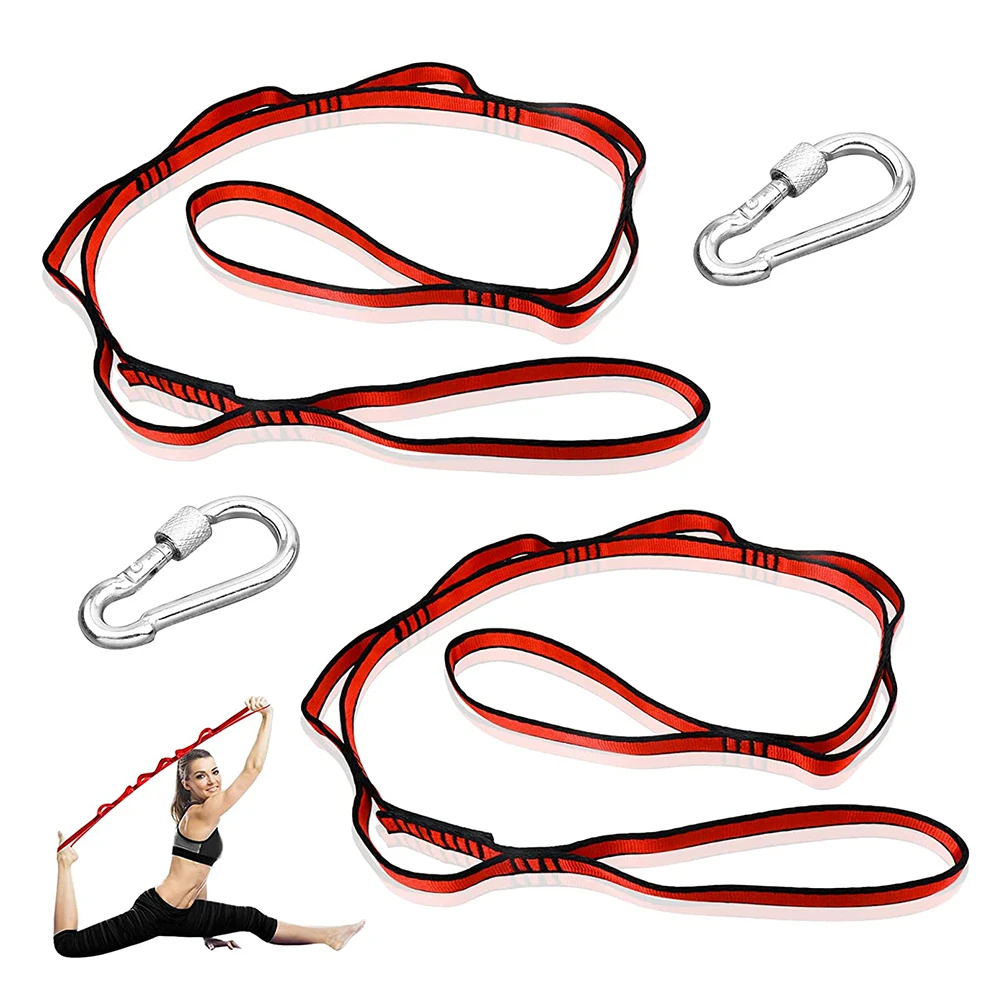 2PCSYogaStretchingBeltDaisyChainsYogaHammockExtensionStraps