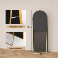 Большое зеркало в полный рост, зеркало для ног, зеркало в полный рост, зеркало для пола или на стене, закаленное стекло — изображение 4