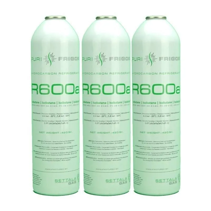 3 bottles refrigerant Gas R600 420Gr isobutane AliExpress