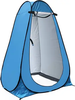 Blue Pop Up Privacy Shower Tent 1