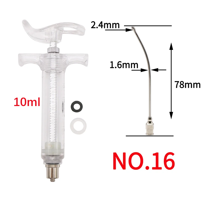 Bird Feeding Syringe Bird Oral Gavage Needle Feeding Rearing Gavage Crop Needle Parrot Pigeon Bird Poultry Feeding Injection Fittings 10ml/20ml Birds Syringes