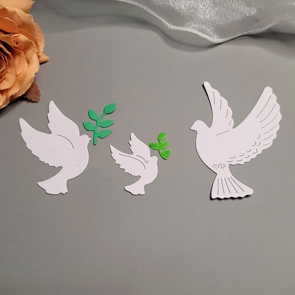 비둘기 금속 절단 다이, 스크랩북 엠보싱 비둘기 다이 컷 앨범, DIY 공예 절단, 비둘기 2022 새 새 다이